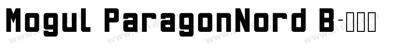 Mogul ParagonNord B字体转换